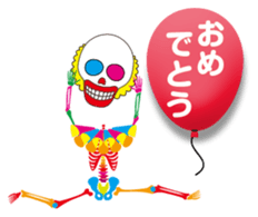 Clown skulls sticker #4906260