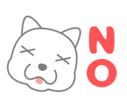 Polar bear will tell the feelings sticker #4906311