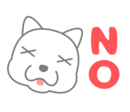 Polar bear will tell the feelings sticker #4906311