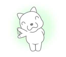 Polar bear will tell the feelings sticker #4906337