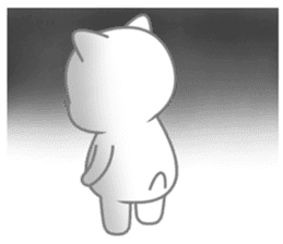 Polar bear will tell the feelings sticker #4906339