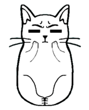 Josh the white cat sticker #4906536