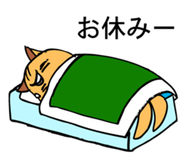 The business life of a cat's executive. sticker #4906903