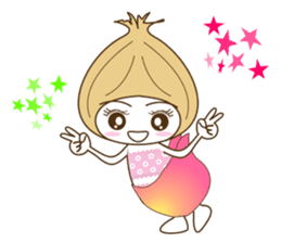 Fairies of the onion.The girl version. sticker #4906974