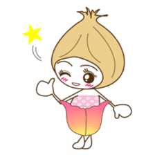 Fairies of the onion.The girl version. sticker #4906983