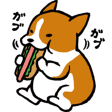 mogumogu dog sticker #4907110