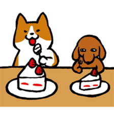 mogumogu dog sticker #4907116