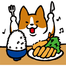 mogumogu dog sticker #4907126