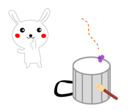 Percussion rabbit sticker #4907600