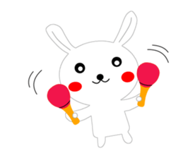 Percussion rabbit sticker #4907618