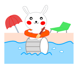 Percussion rabbit sticker #4907619