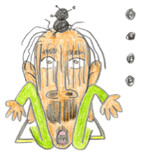 A Man From Hot Island !! sticker #4907678