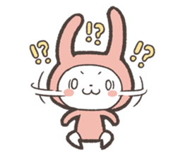 Sticker of Pink Rabbit by kabitas sticker #4908147