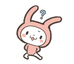 Sticker of Pink Rabbit by kabitas sticker #4908148