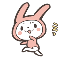 Sticker of Pink Rabbit by kabitas sticker #4908149