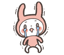 Sticker of Pink Rabbit by kabitas sticker #4908151