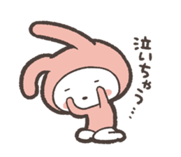 Sticker of Pink Rabbit by kabitas sticker #4908158