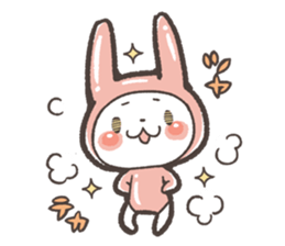Sticker of Pink Rabbit by kabitas sticker #4908162