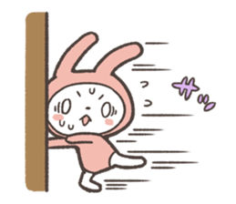 Sticker of Pink Rabbit by kabitas sticker #4908164