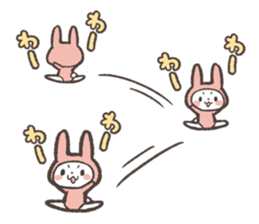 Sticker of Pink Rabbit by kabitas sticker #4908169