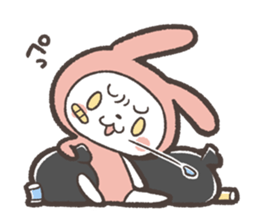 Sticker of Pink Rabbit by kabitas sticker #4908171