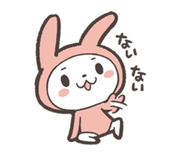 Sticker of Pink Rabbit by kabitas sticker #4908177