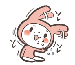 Sticker of Pink Rabbit by kabitas sticker #4908178