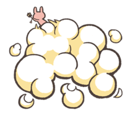 Sticker of Pink Rabbit by kabitas sticker #4908180