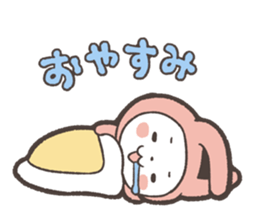 Sticker of Pink Rabbit by kabitas sticker #4908183