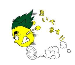 pineapple and tomato !! sticker #4908364