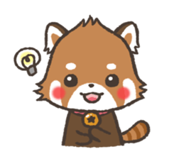 mild-Lesser-panda sticker #4908386