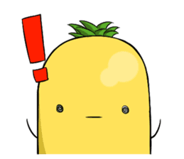 Small pineapple 0.0 !! sticker #4908959
