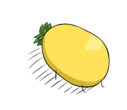 Small pineapple 0.0 !! sticker #4908965