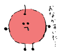 I'm a Ordinary apple. sticker #4909356