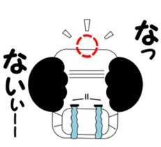 Afro mask man sticker #4909479