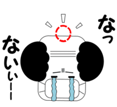 Afro mask man sticker #4909479