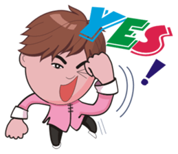 Taichi Boy sticker #4910083