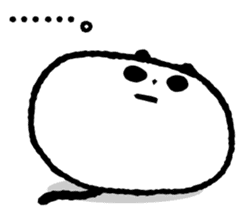 Fehlerlos runder Panda pandama sticker #4910144