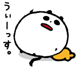Fehlerlos runder Panda pandama sticker #4910146