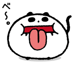 Fehlerlos runder Panda pandama sticker #4910147