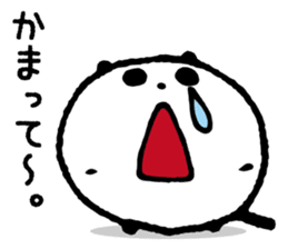 Fehlerlos runder Panda pandama sticker #4910155