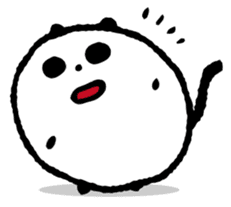 Fehlerlos runder Panda pandama sticker #4910157