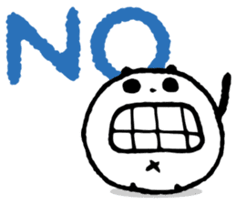 Fehlerlos runder Panda pandama sticker #4910168