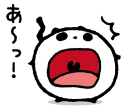 Fehlerlos runder Panda pandama sticker #4910169