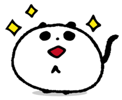 Fehlerlos runder Panda pandama sticker #4910171