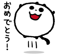 Fehlerlos runder Panda pandama sticker #4910183