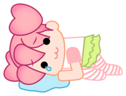 time girl 2 sticker #4910265