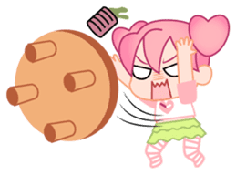 time girl 2 sticker #4910285