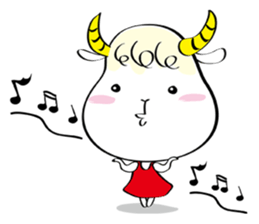 Lulu  Sheep---life sticker #4910795