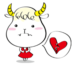 Lulu  Sheep---life sticker #4910798